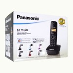 Panasonic KX-TG1611GRW Ασύρματο Ψηφιακό Τηλέφωνο Μαύρο-Λευκό 